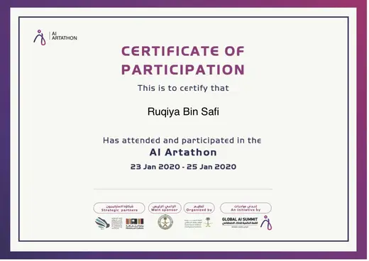 AI Artathon, AI Artathon